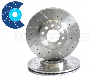 MTEC Drilled / Grooved Discs 312mm