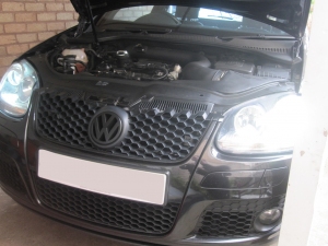 Debadged GTI grill