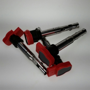 OEM R8 Red Ignition Coil Pack Set