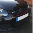 Gloss Black and Red Front VW Badge